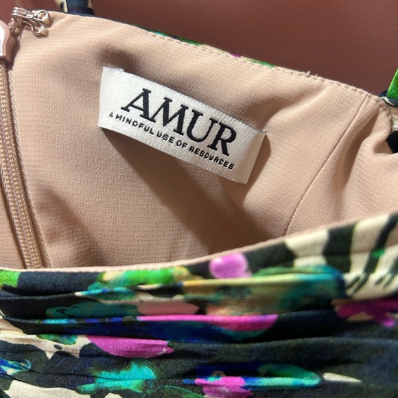 AMUR Colorful Floral Dress